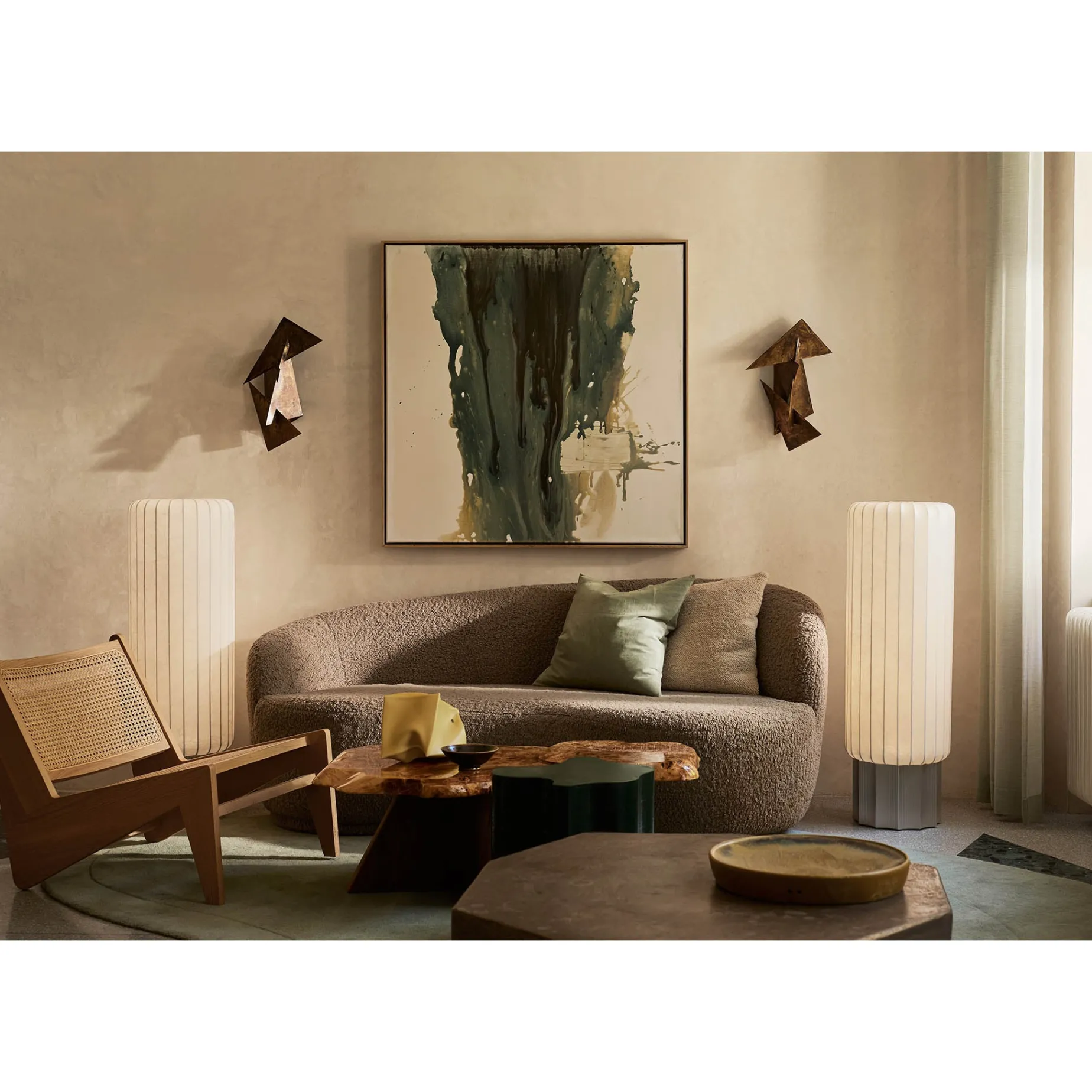 Half meter | cocoon and aluminium