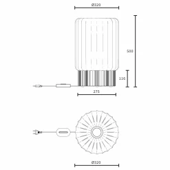 Half meter | cocoon and aluminium