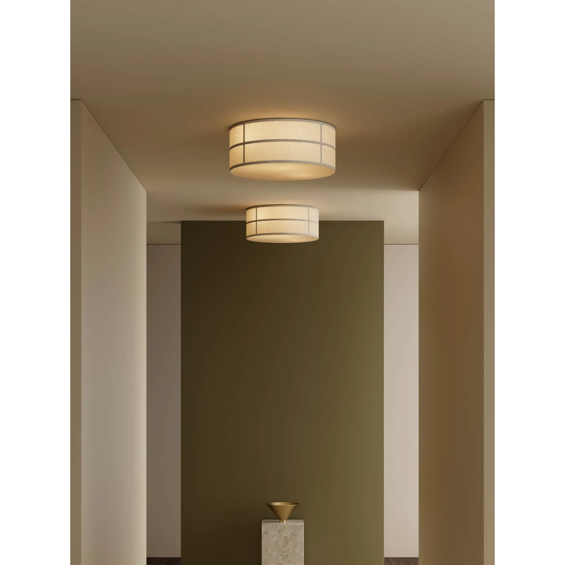 Hashira ceiling ⌀50 | raw linen
