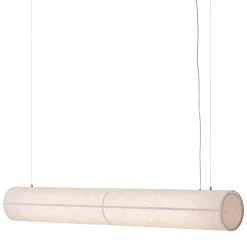 Hashira linear pendant | raw linen