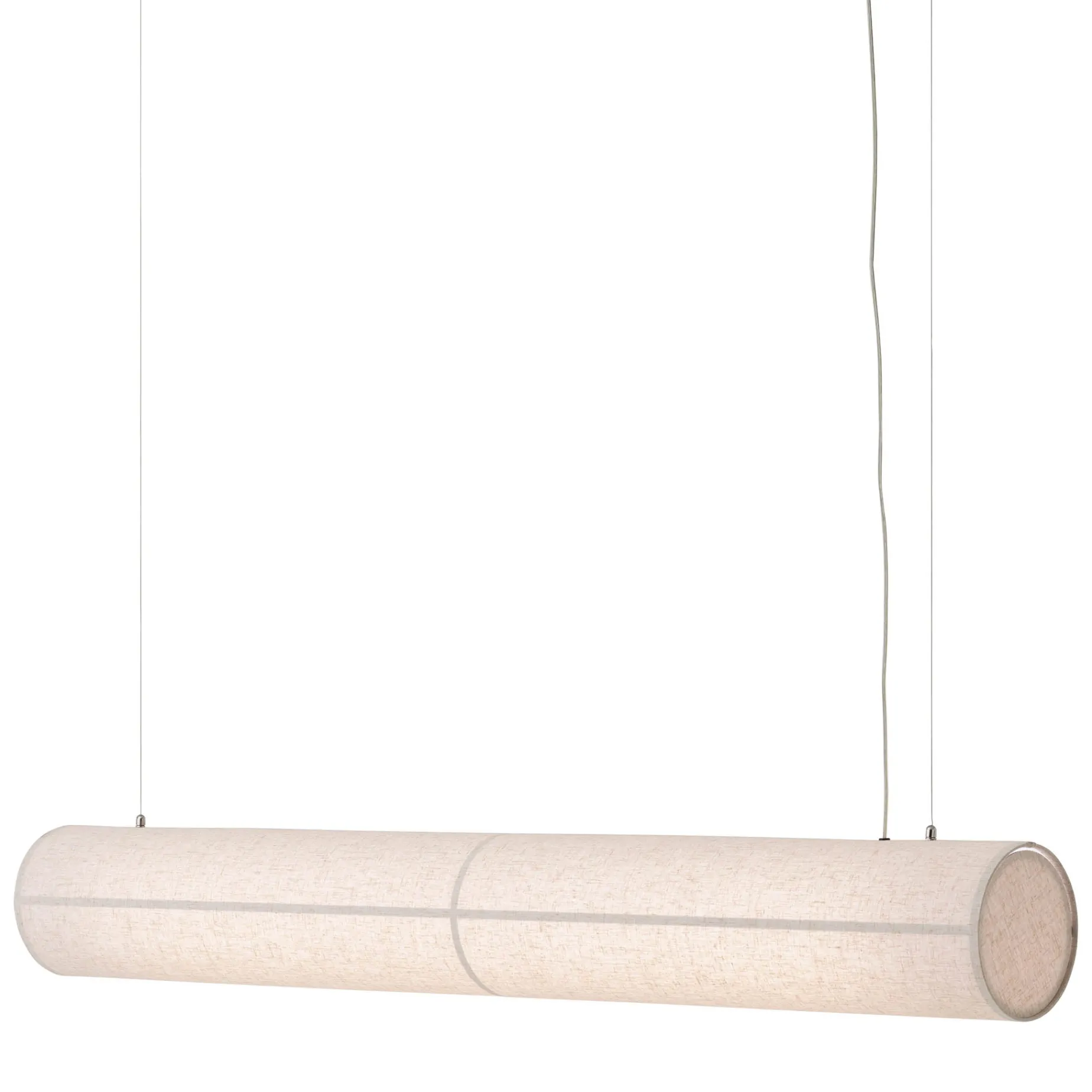 Hashira linear pendant | raw linen