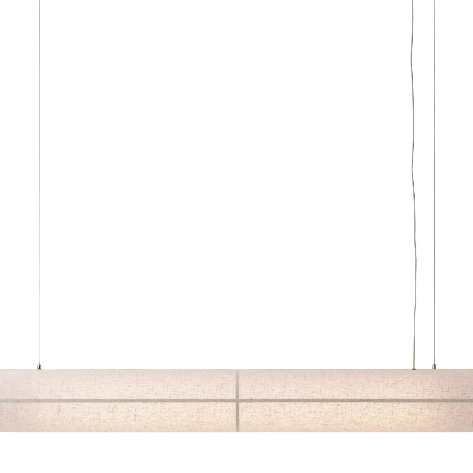Hashira linear pendant | raw linen