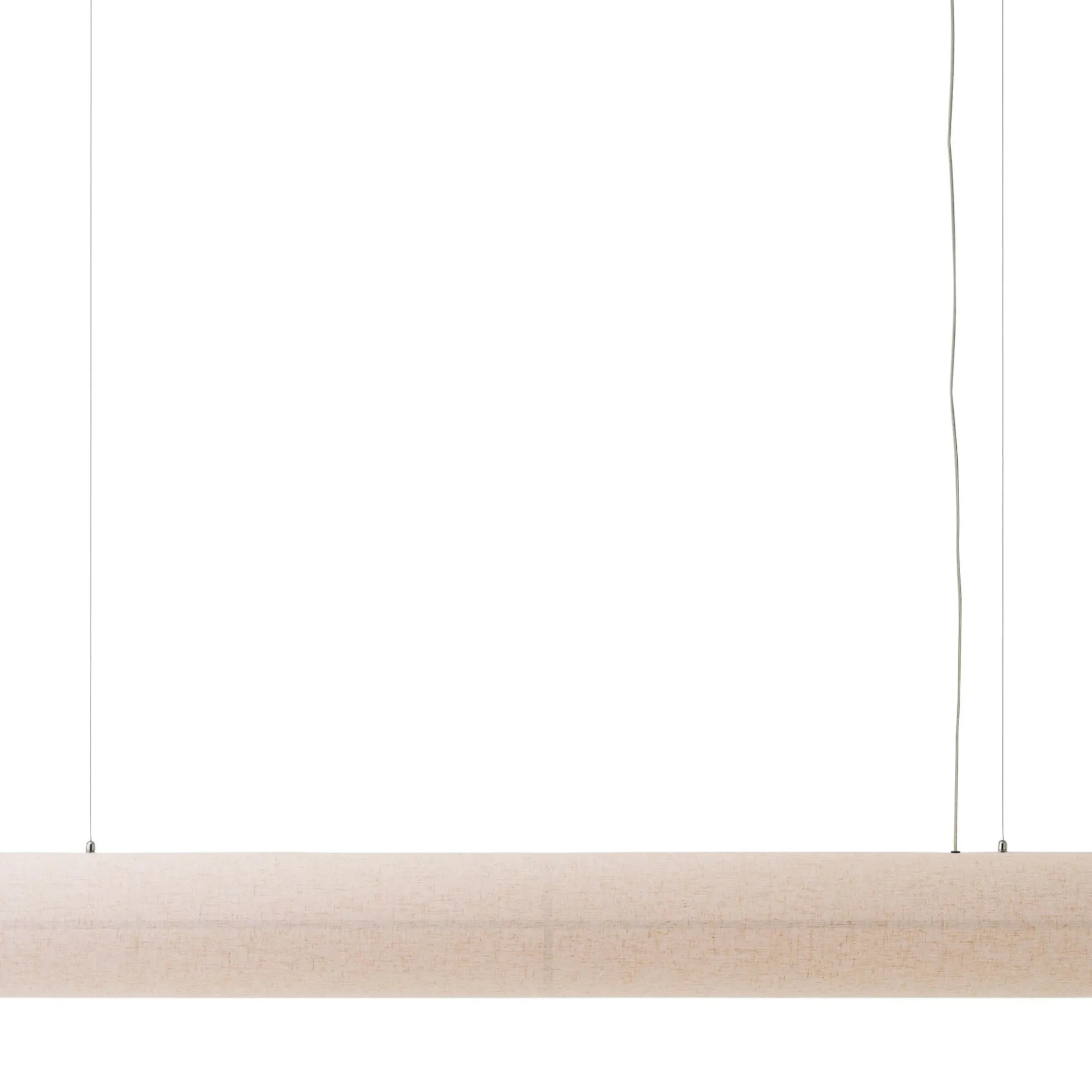 Hashira linear pendant | raw linen