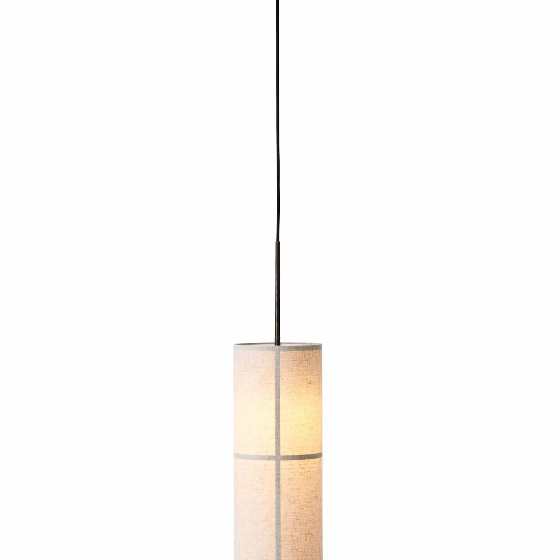 Hashira pendant ⌀18 | raw linen
