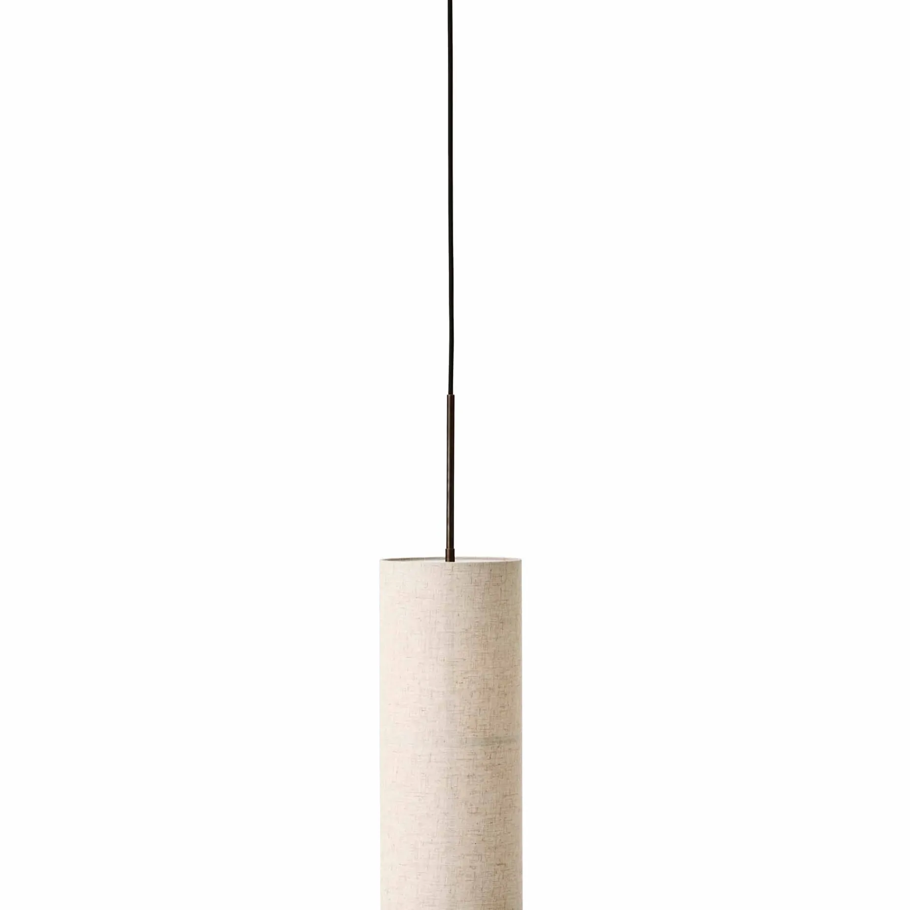 Hashira pendant ⌀18 | raw linen