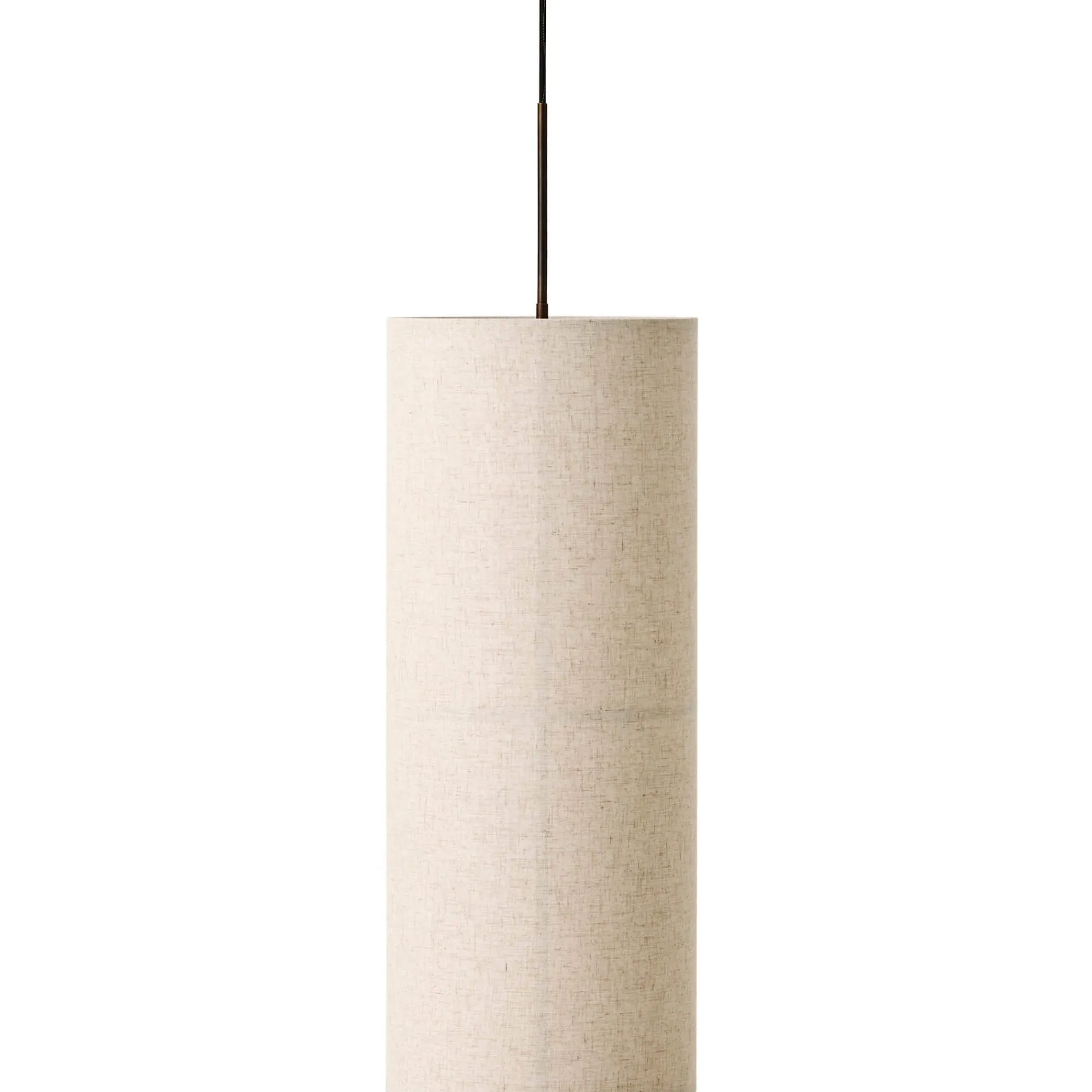 Hashira pendant ⌀18 | raw linen