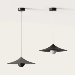 Hat ⌀40 pendant | matt black