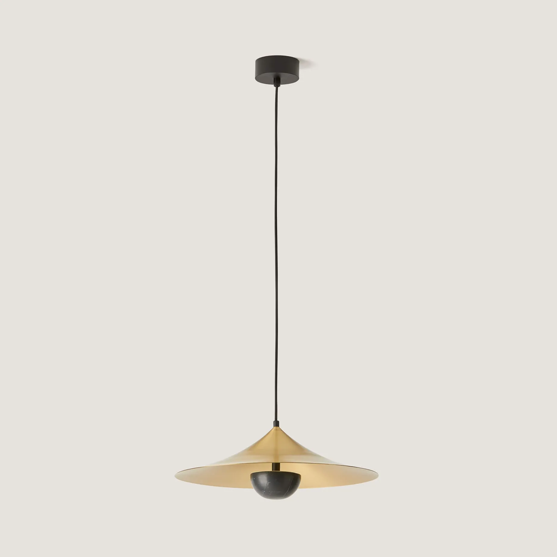 Hat ⌀40 pendant | matt black
