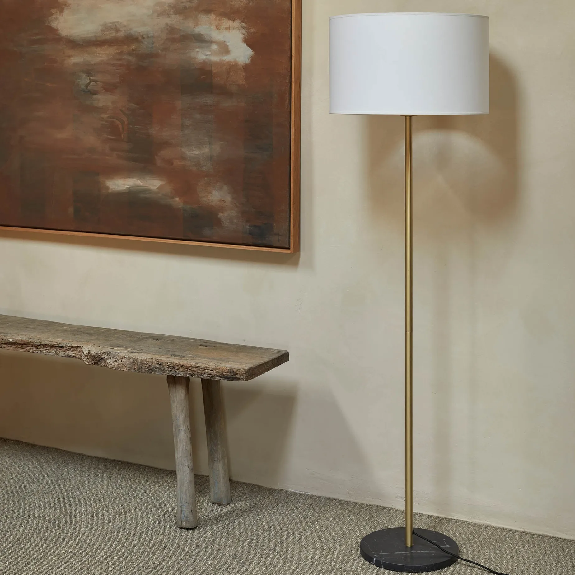 Hedra floor | matt gold