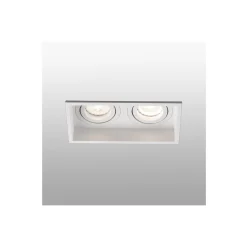 Hyde round trimless dir | white