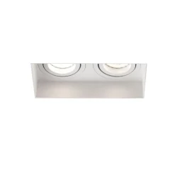 Hyde round trimless dir | white