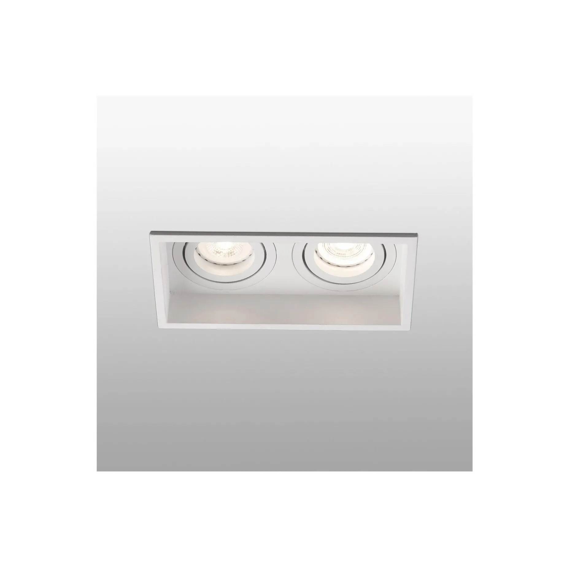 Hyde square trimless dir | white