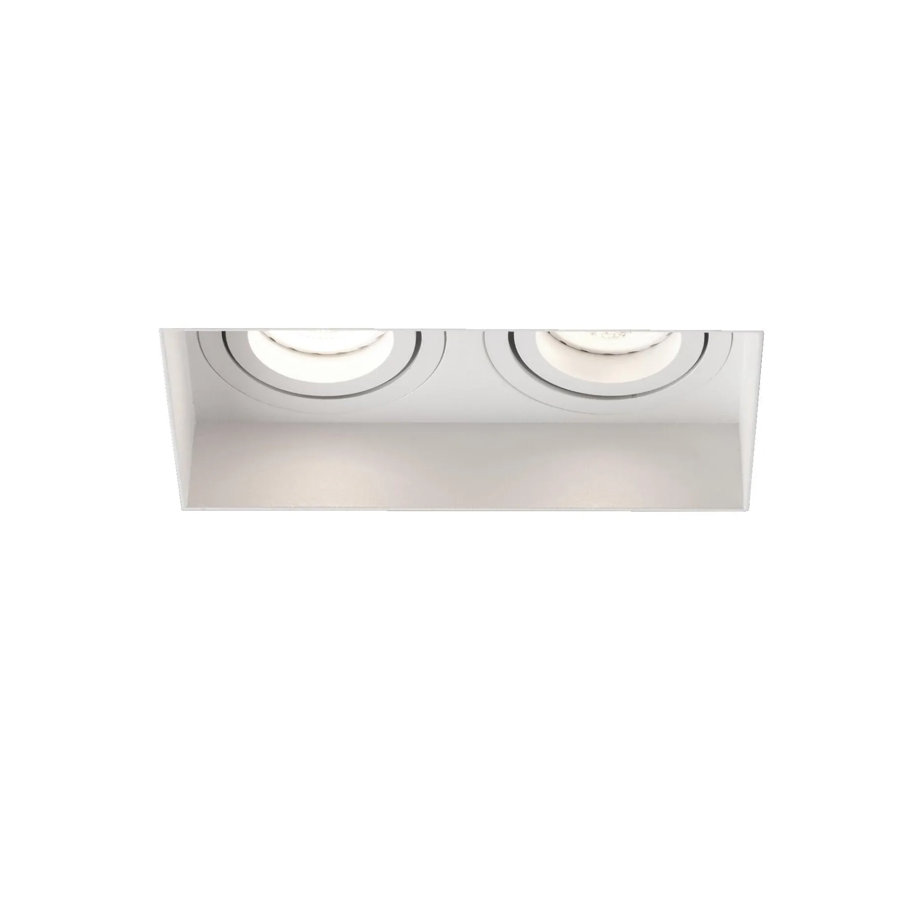 Hyde square trimless dir | white