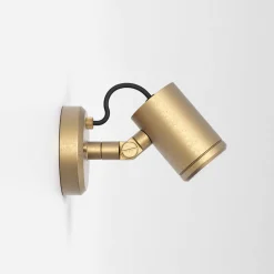 Jura wall spotlight | solid brass