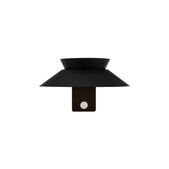 Justina wall solar | black