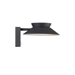 Justina wall solar | black