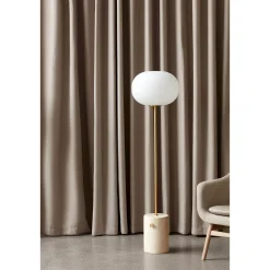 JWDA floor | carrara marble and bronzed brass