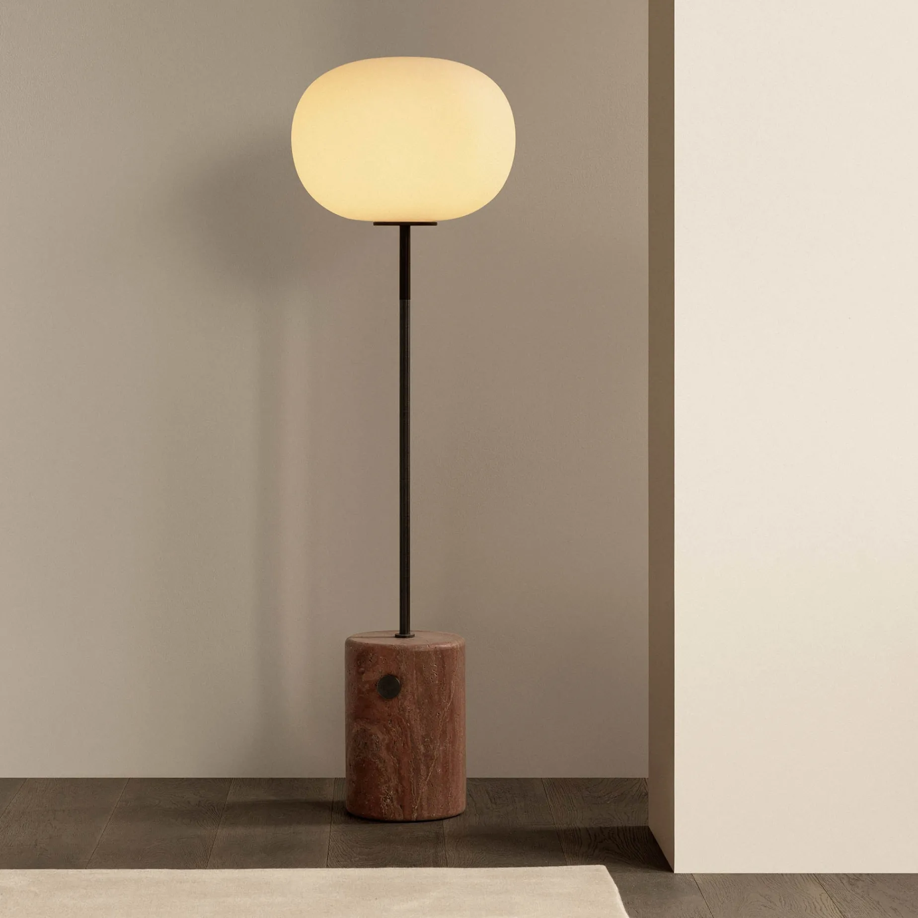JWDA floor | carrara marble and bronzed brass