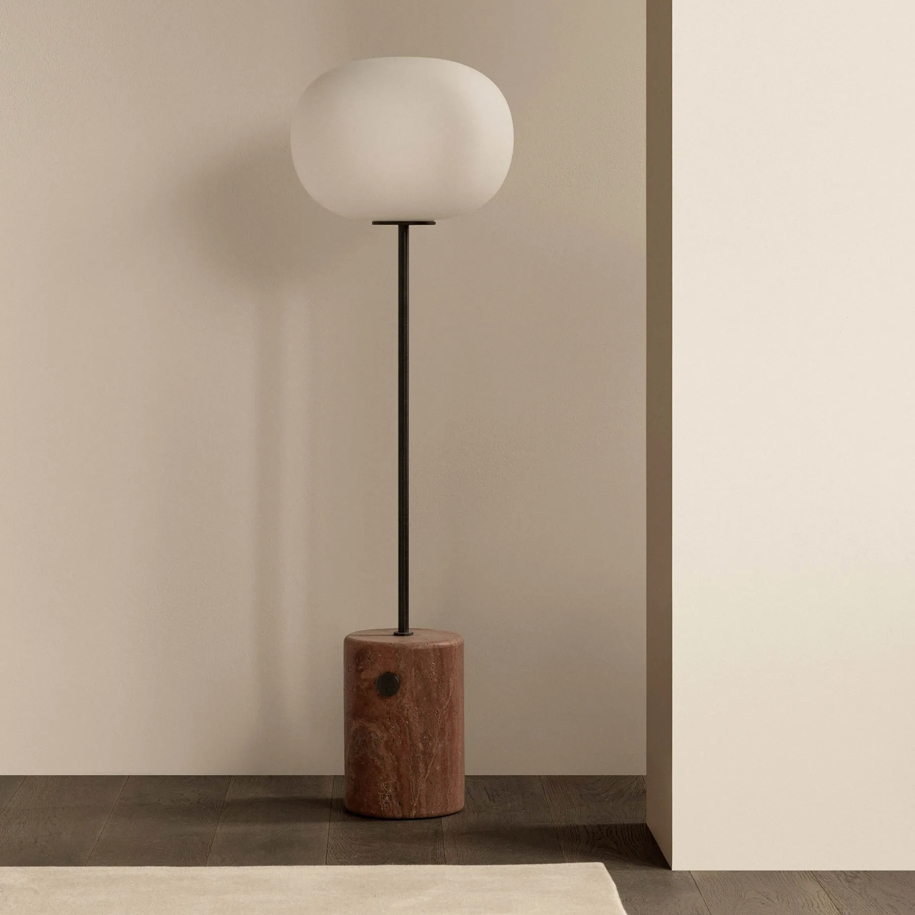 JWDA floor | carrara marble and bronzed brass