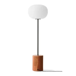 JWDA floor | Red travertine stone and bronzed brass