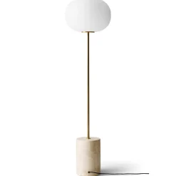 JWDA floor | travertine and brushed brass