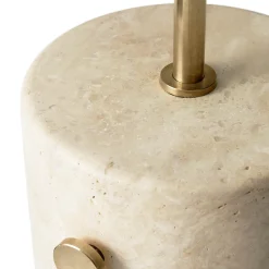 JWDA floor | travertine and brushed brass