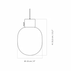JWDA pendant | polished brass