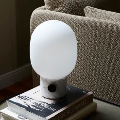 JWDA table lamp | calacatta viola marble
