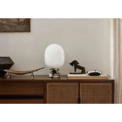 JWDA table lamp | calacatta viola marble