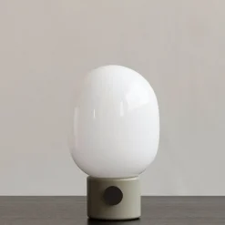 JWDA table lamp steel | alabaster white