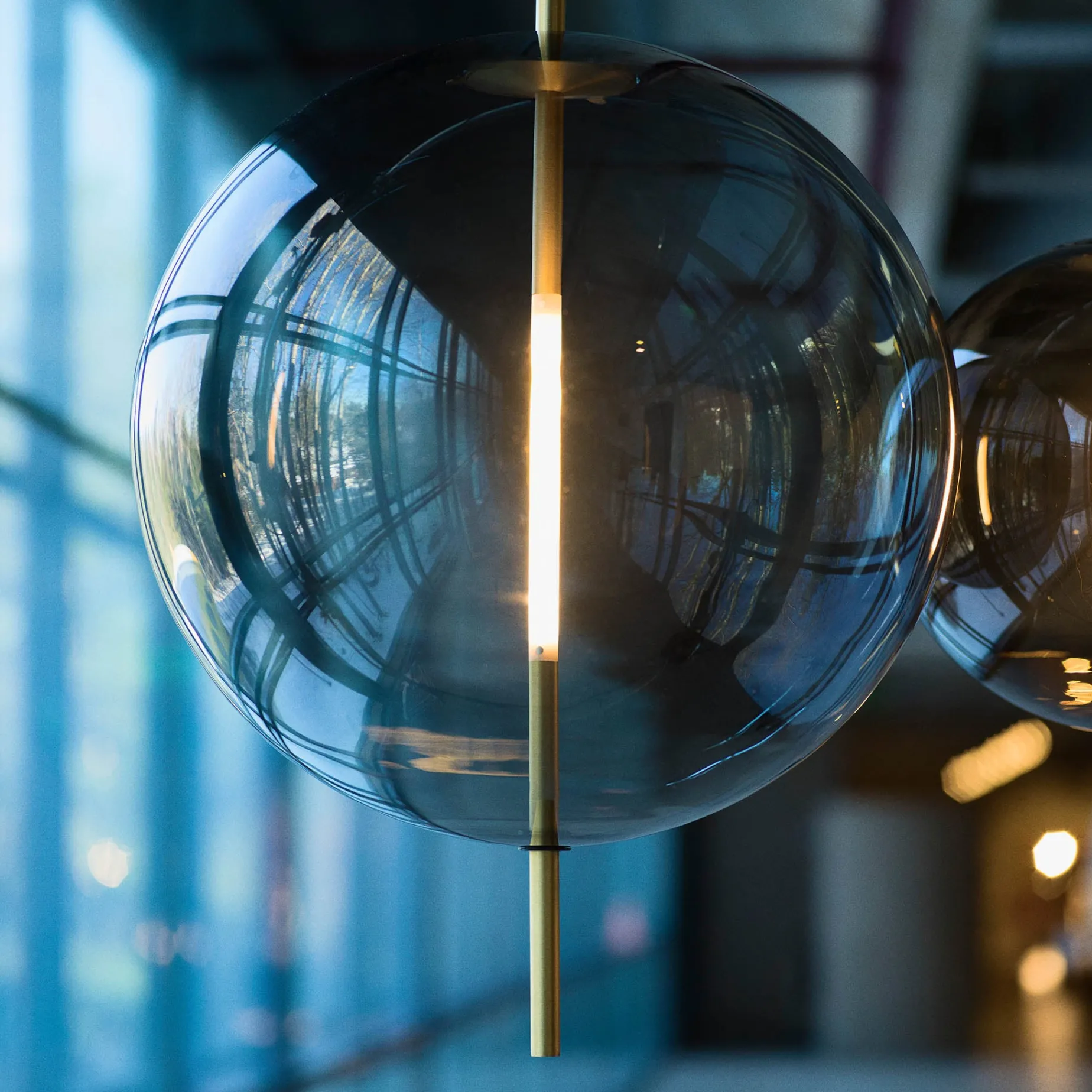 Kandinsky pendant ⌀45 | smoked grey