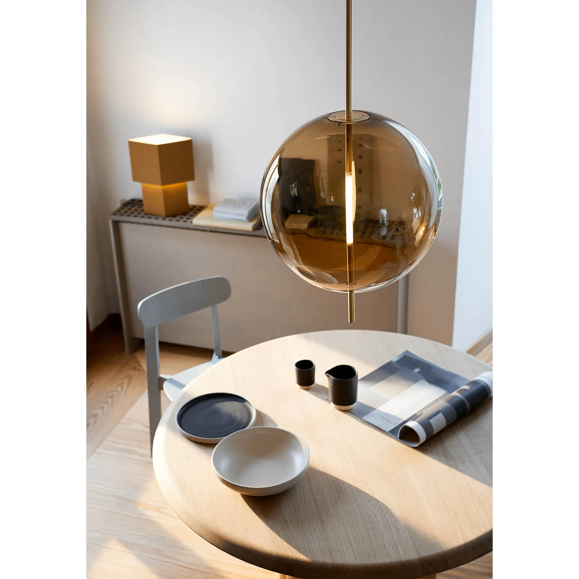 Kandinsky pendant ⌀30 | smoked brown