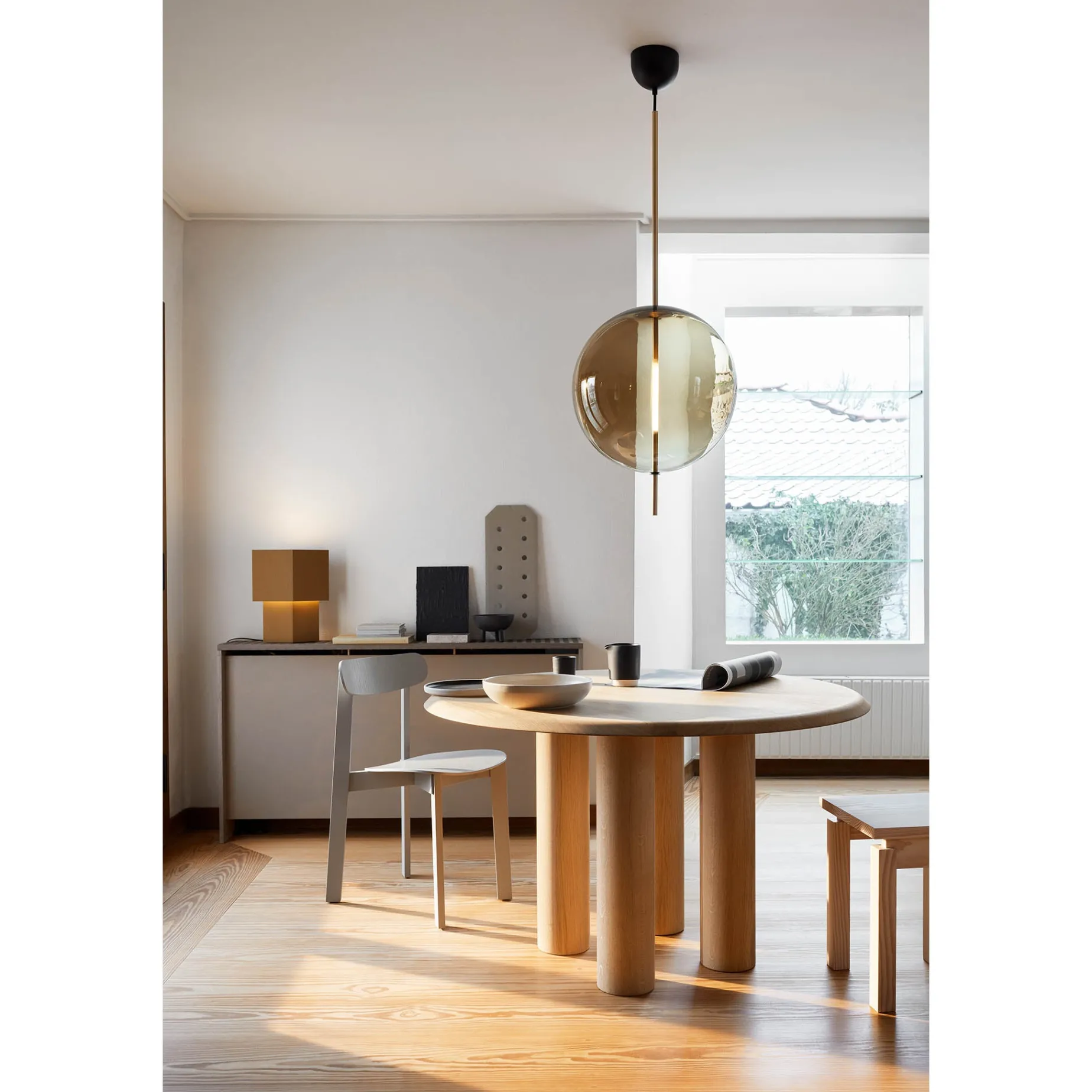 Kandinsky pendant ⌀30 | smoked brown