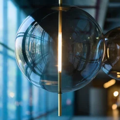 Kandinsky pendant ⌀30 | smoked brown
