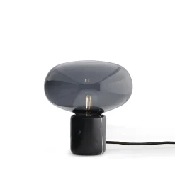 Karl Johan t | black marquina and smoked glass