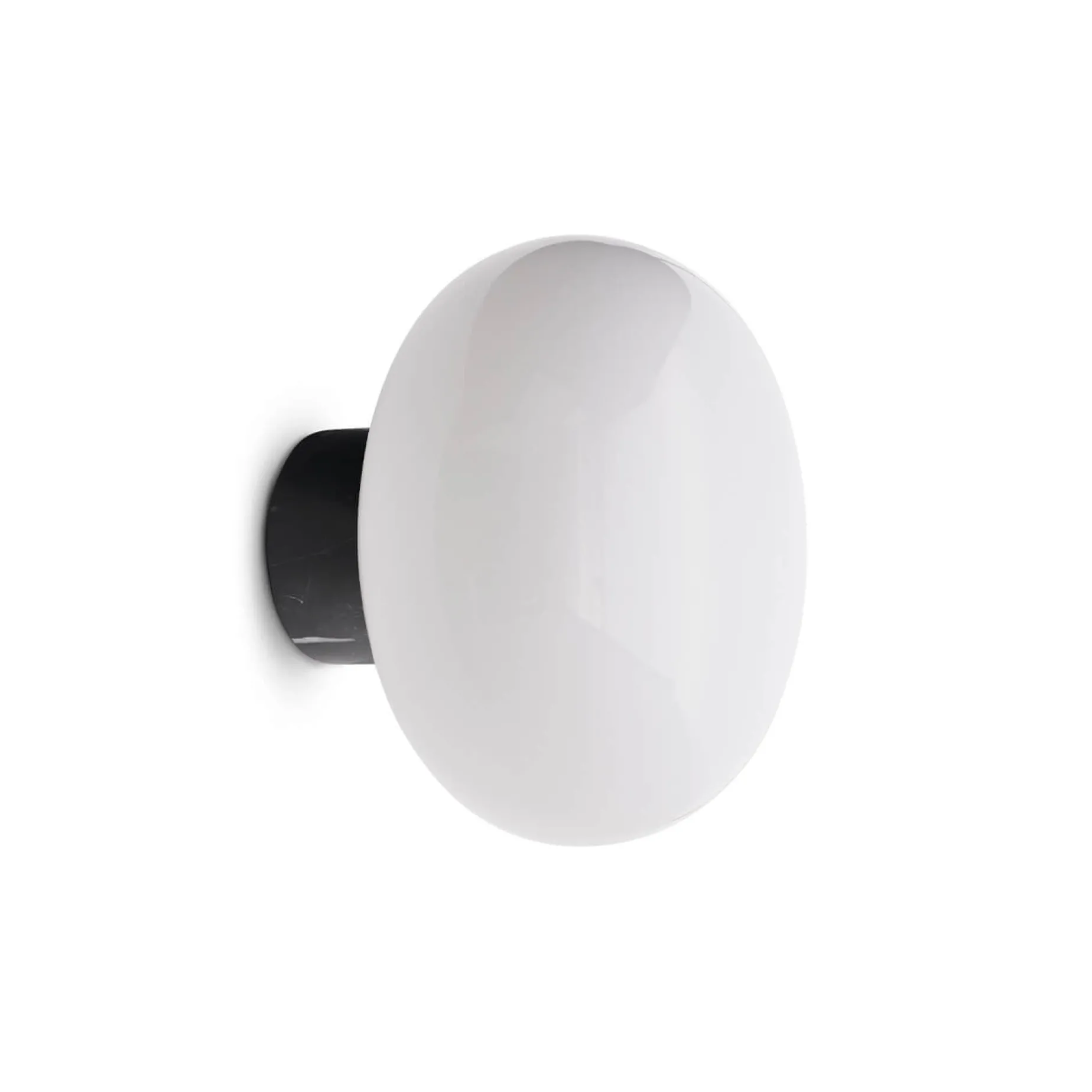 Karl Johan w | smoked oak and white opal glass