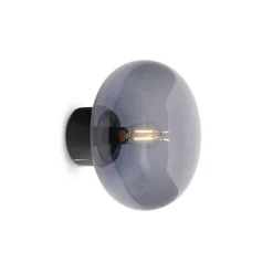 Karl Johan w | smoked oak and white opal glass