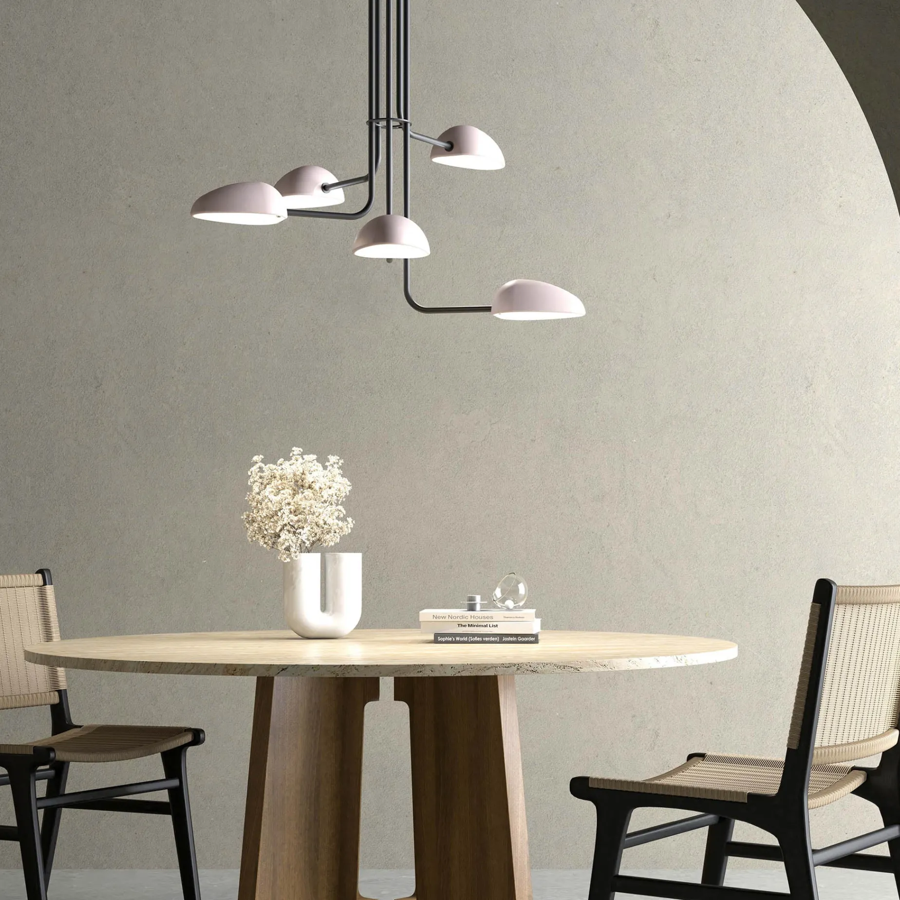 Kezo ceiling | matt black and white