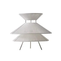 Kiku table ⌀35 | white cord