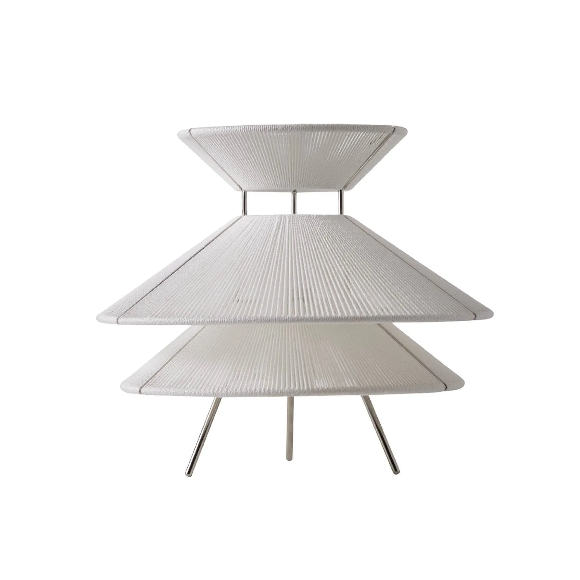 Kiku table ⌀35 | white cord