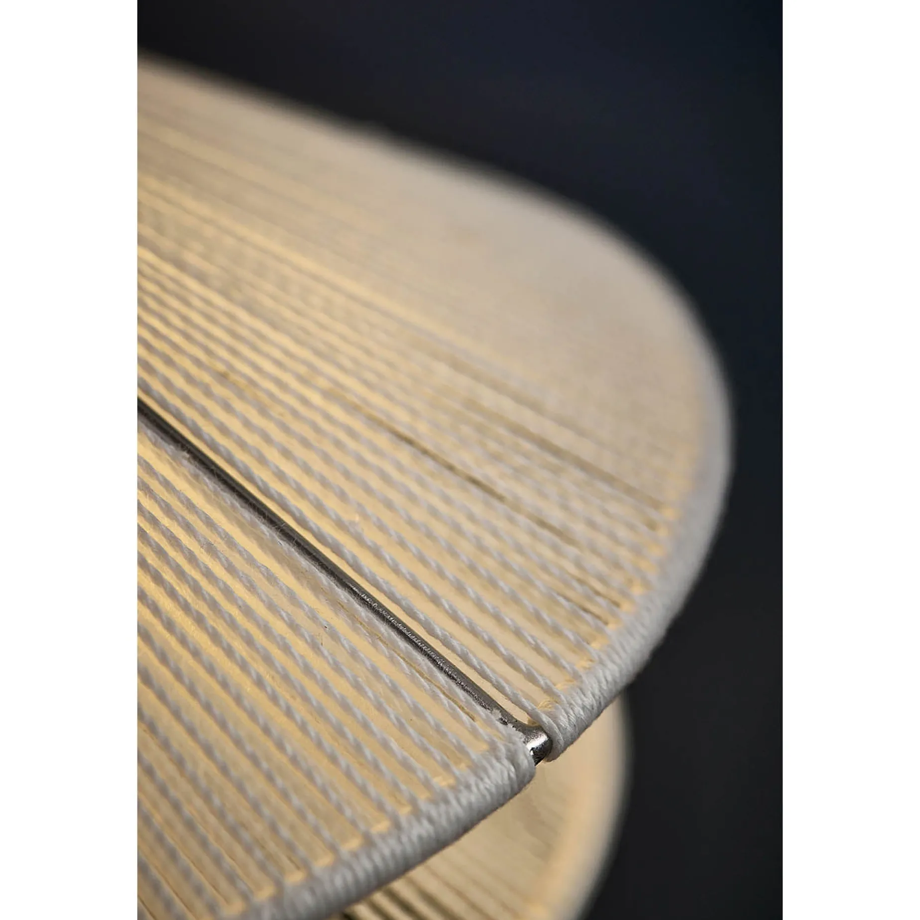 Kiku table ⌀35 | white cord