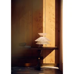 Kiku table ⌀35 | white cord