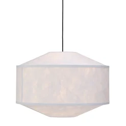 Kite pendant ⌀75 | white and black tyvek