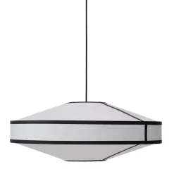 Kite pendant ⌀55 | white and black tyvek