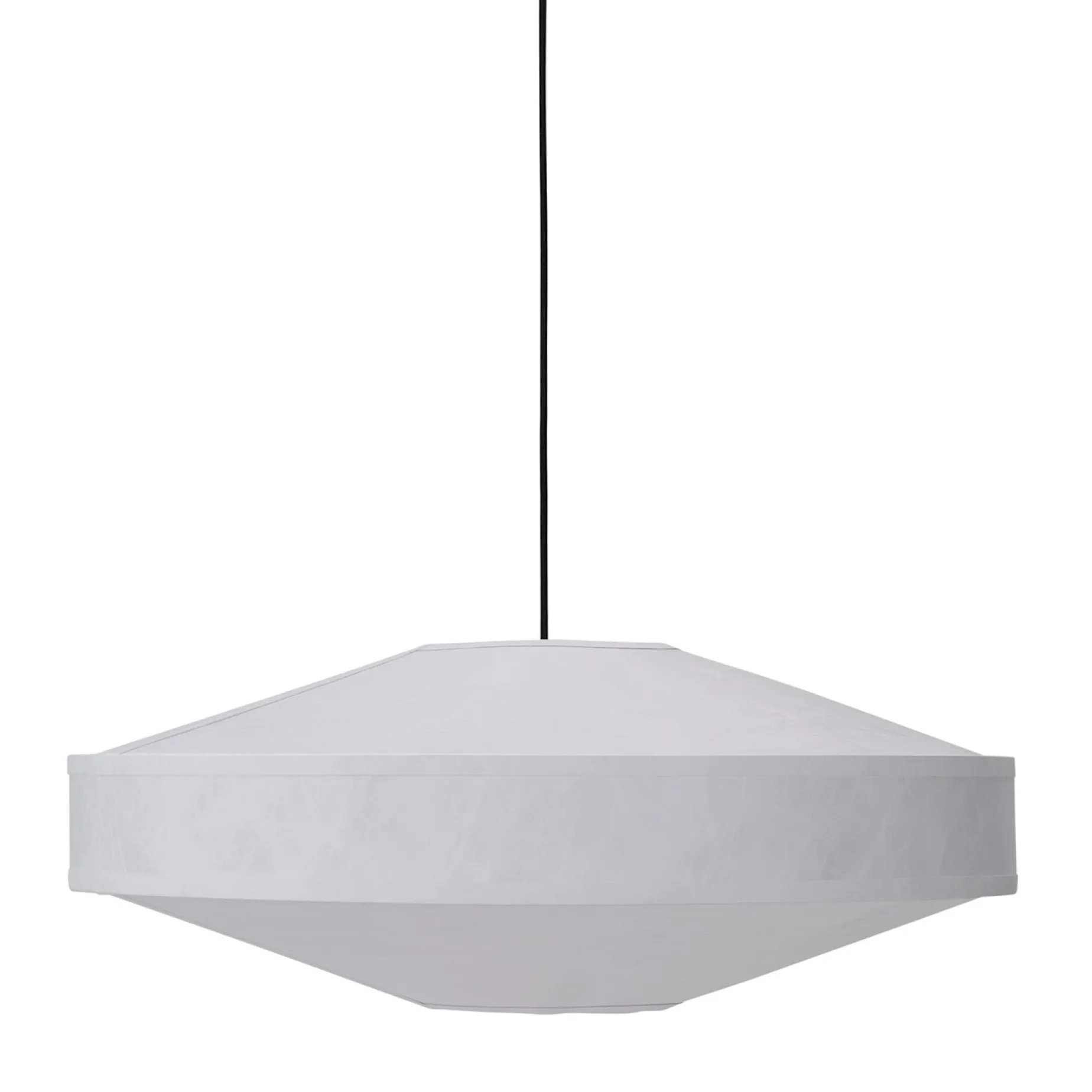 Kite pendant ⌀55 | white and black tyvek