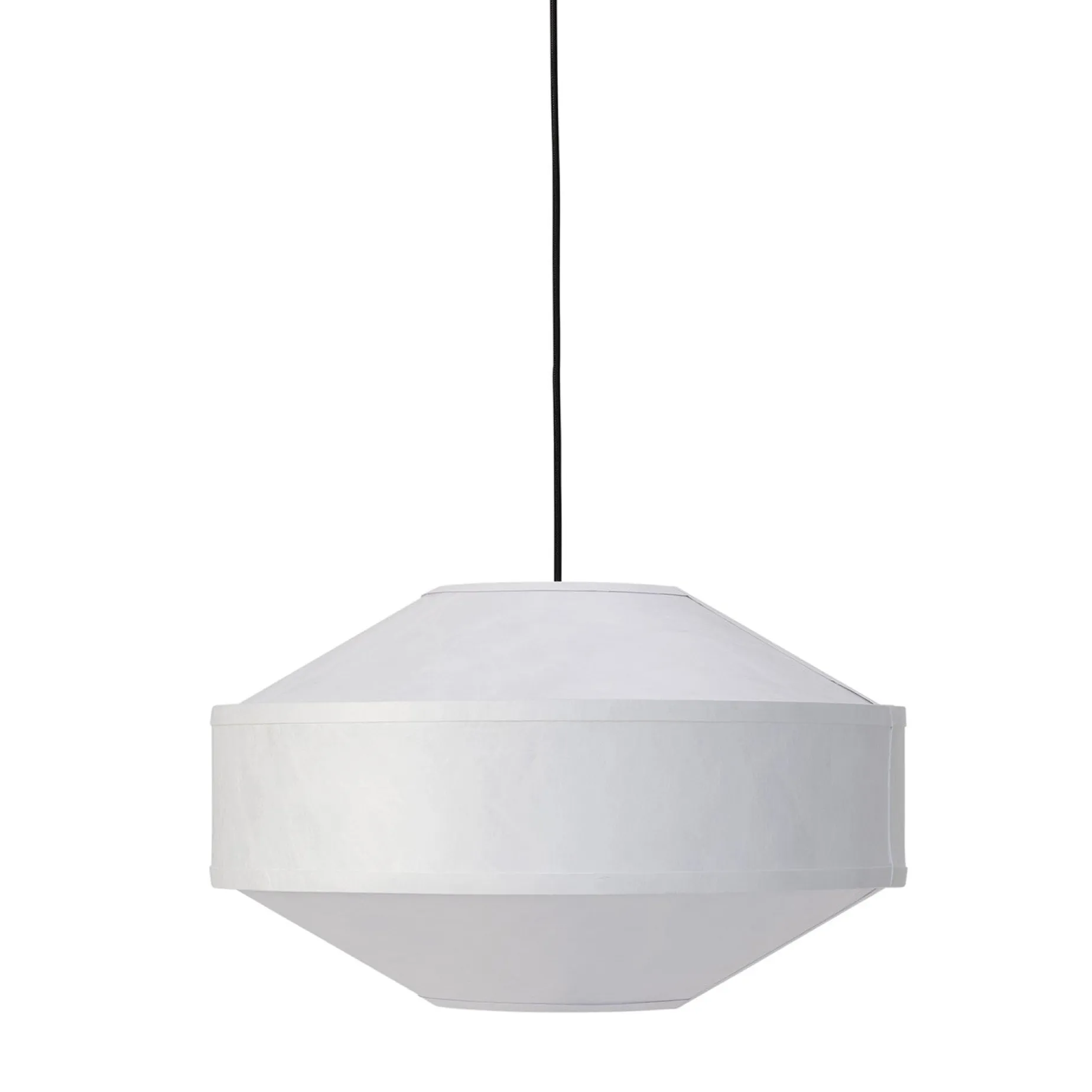 Kite pendant ⌀55 | white and black tyvek
