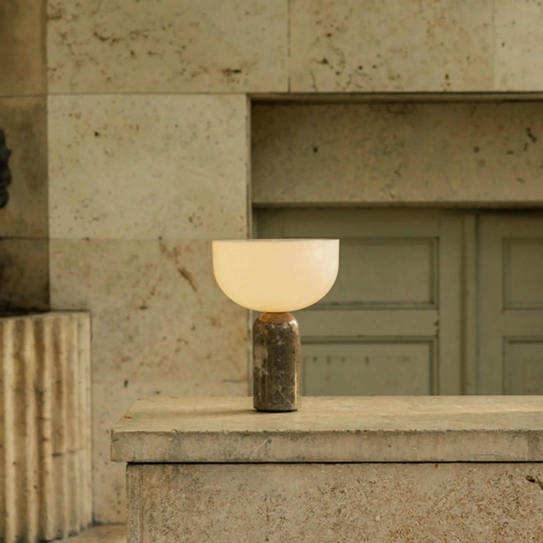 Kizu portable | gris du marais marble