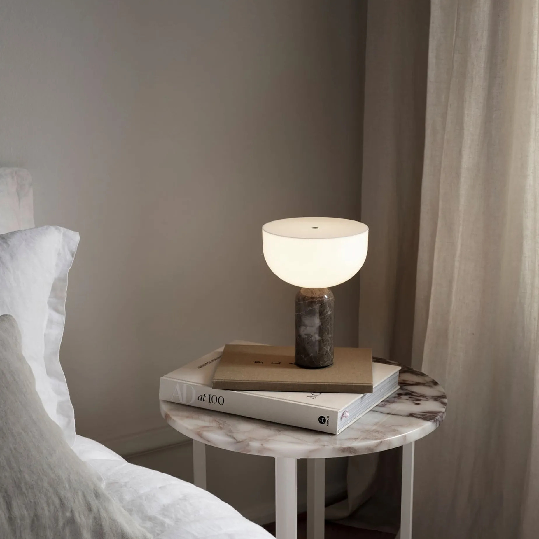 Kizu portable | gris du marais marble