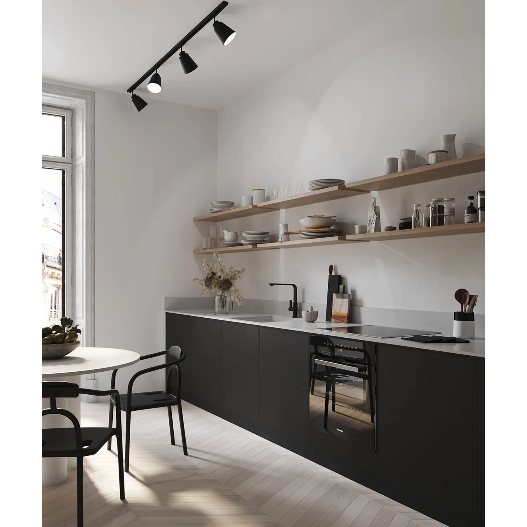 Koniekel link | black