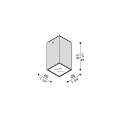 Kura 5 surface IP65 | corten